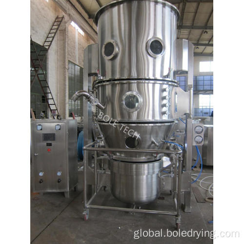 Fluid Bed Granulator Chemical powder fluid bed top spray granulator Manufactory